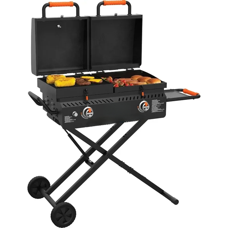 Electric Griddle Flat Top - Parrilla Portátil de Alta Resistencia con