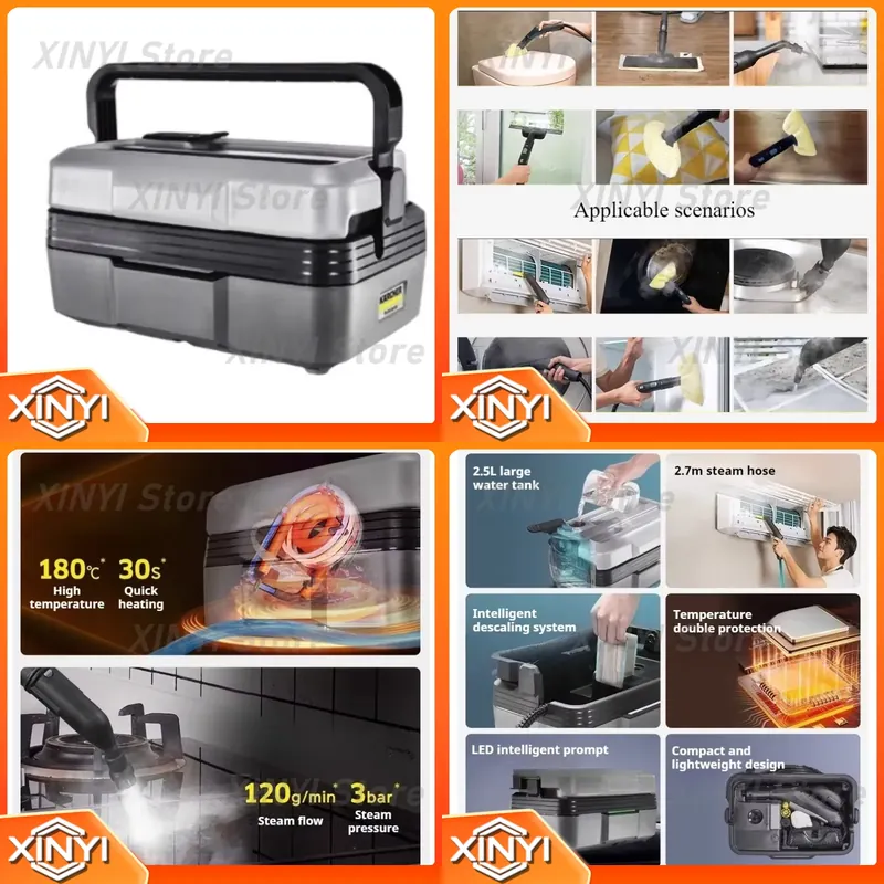 Commercial Kitchen Deep Cleaning - Limpiador a vapor de alta presión