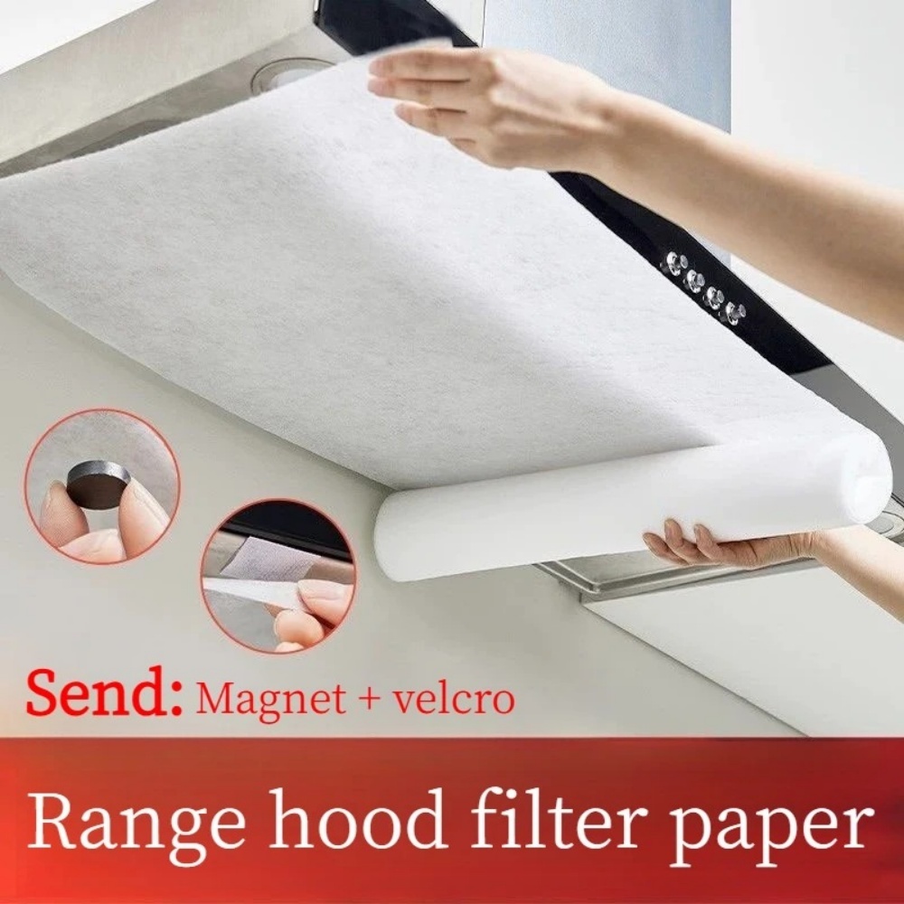 Commercial Kitchen Oil Filter - Papel Filtro Engrosado para Campana Extractora,