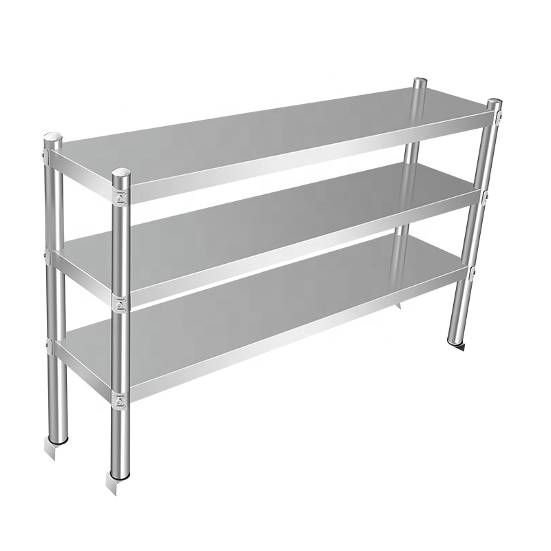Commercial Kitchen Worktops - Estante sobre estante de acero inoxidable