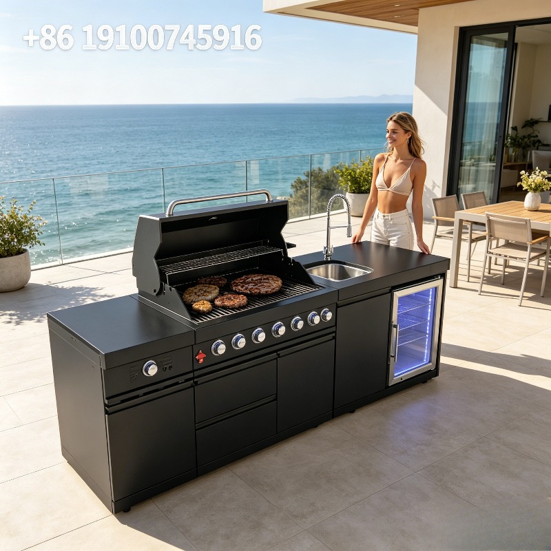 Commercial Kitchen Worktops - Cocina Comercial para Exteriores 2026, Parrilla
