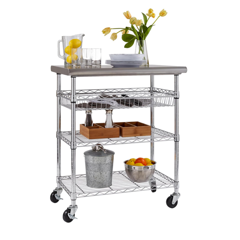 Commercial Kitchen Worktops - Mesa de Trabajo Comercial Personalizada, Carro
