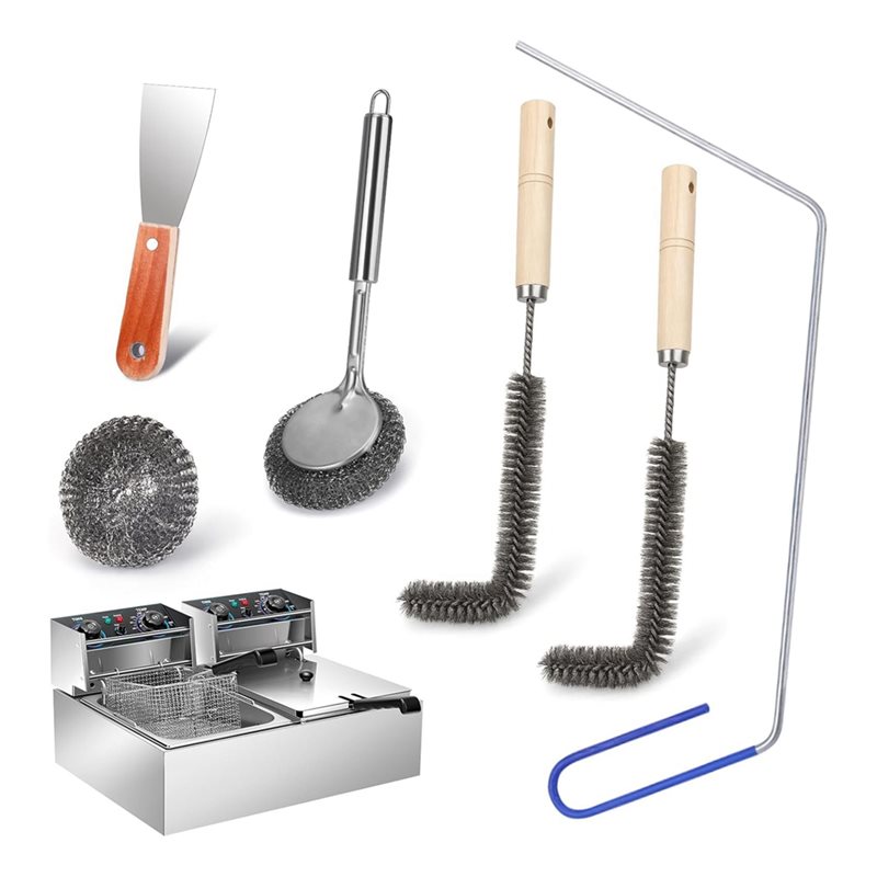 Commercial Kitchen Deep Cleaning - Herramientas de limpieza para freidoras comerciales