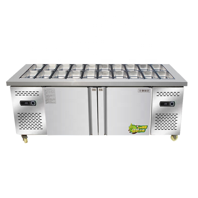 Commercial Kitchen Worktops - Congelador de mesa de gran capacidad,