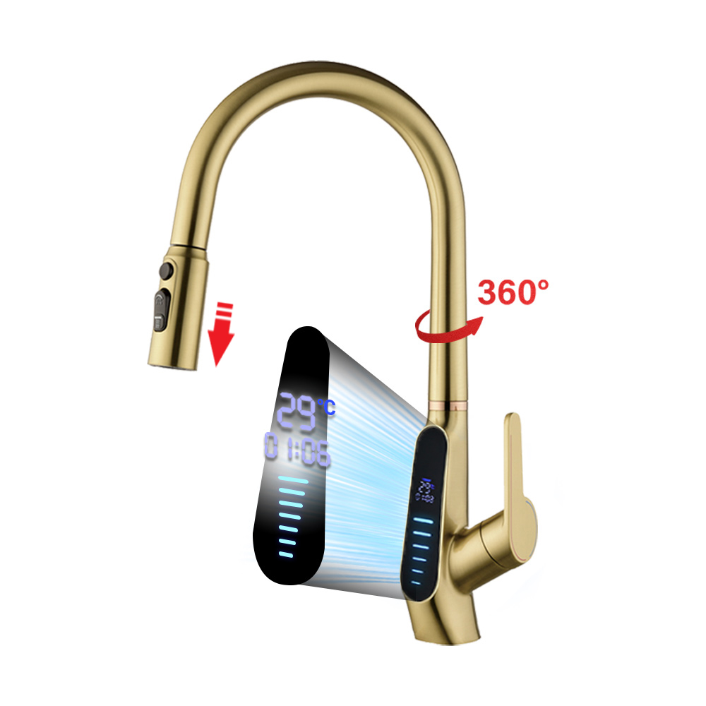 Commercial Kitchen Mixer Tap - Grifo de Cocina Digital Inteligente de
