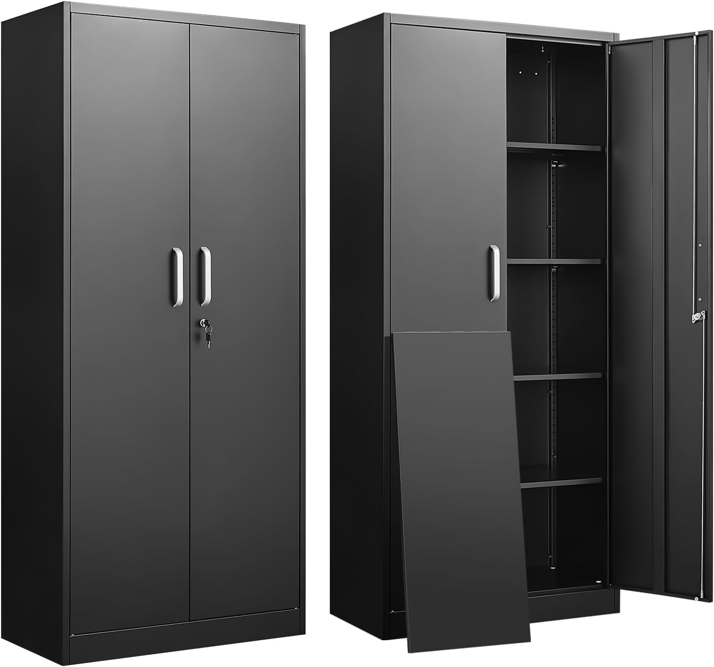 Commercial Kitchen Organization - Armario de almacenamiento metálico con estantes