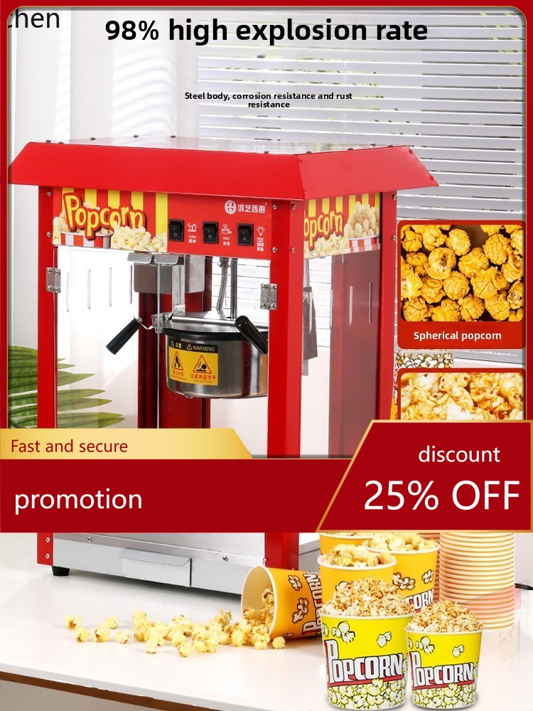 Commercial Popcorn Machine - Máquina de palomitas HXL, puesto, máquina