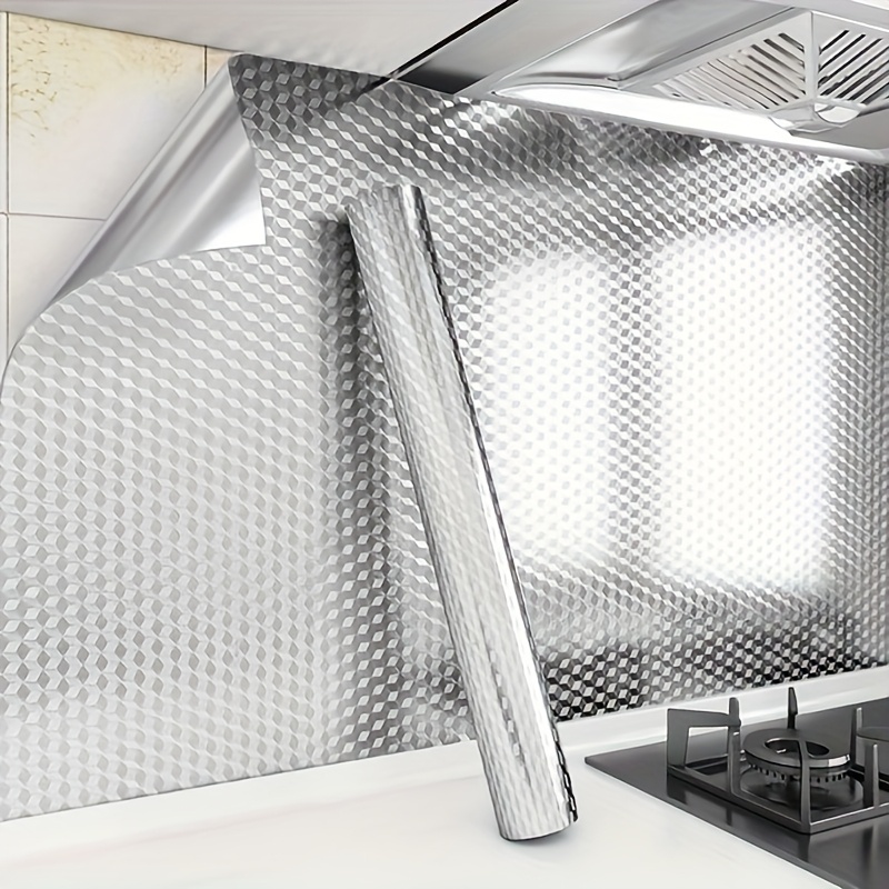 Commercial Kitchen Wall Panels - Pegatinas de Aluminio para Cocina, Impermeables,