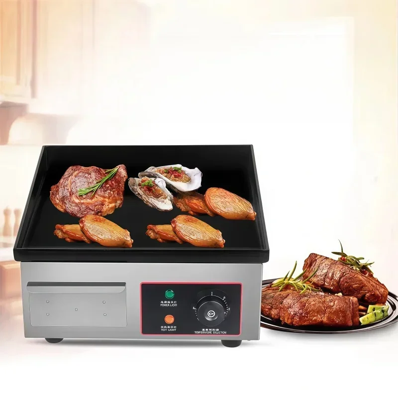 Mini plancha eléctrica comerci - Electric Griddle Flat Top reseña y precio