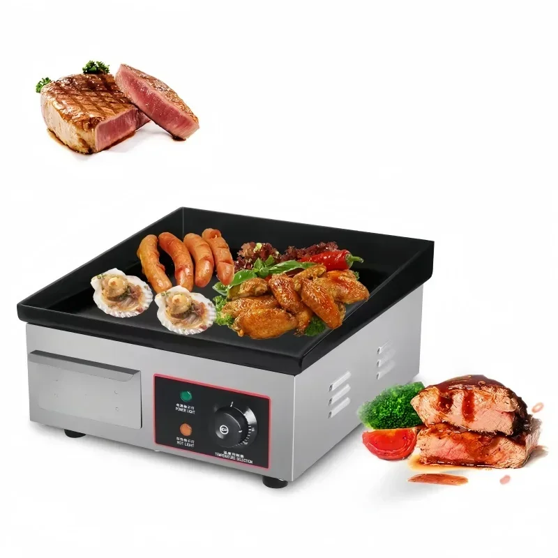 Mini plancha eléctrica comerci - Electric Griddle Flat Top reseña y precio