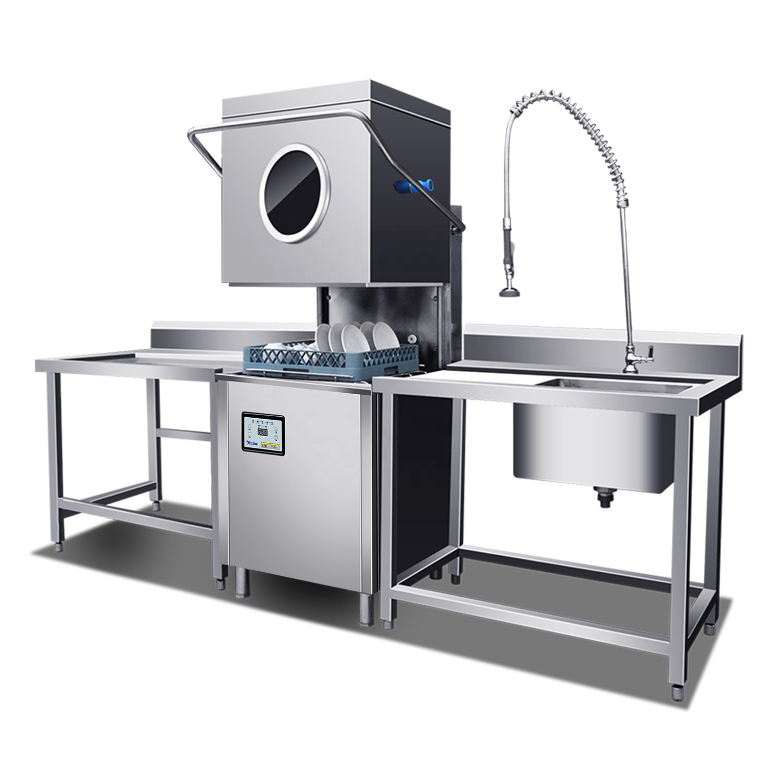 Lavavajillas Comercial Eléctri - Commercial Kitchen Dishwasher reseña y precio