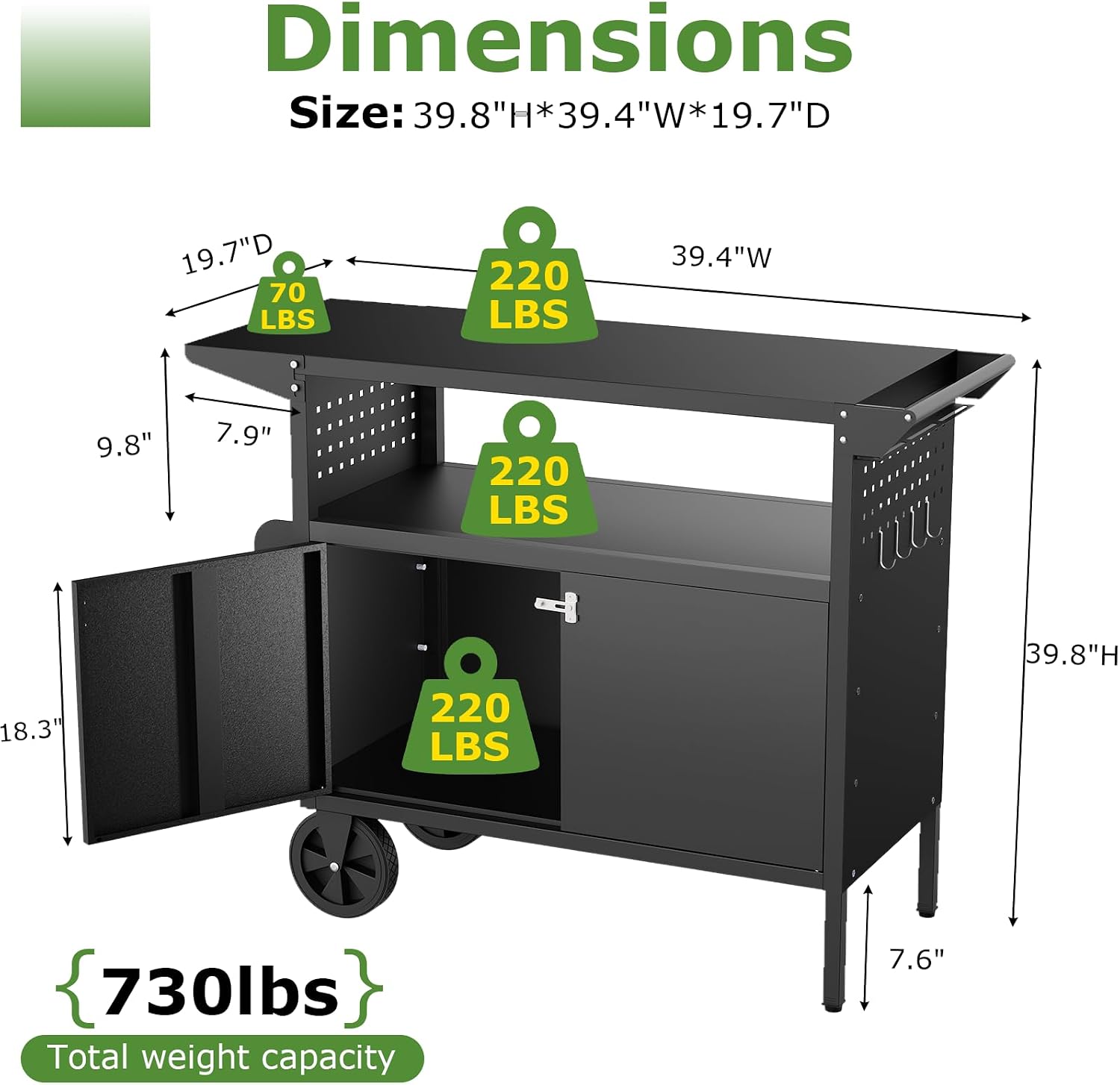 Carrito de parrilla para exter - Commercial Kitchen Organization reseña y precio