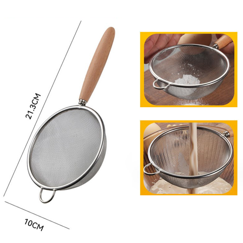 Colador pequeño de acero inoxi - Commercial Kitchen Oil Filter reseña y precio