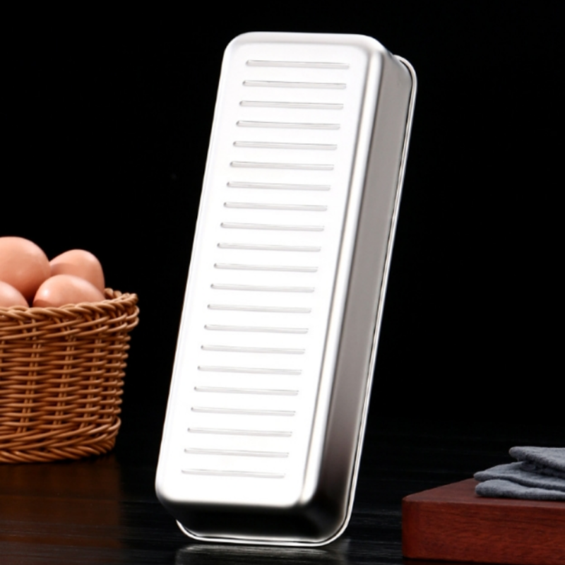 Contenedor de tocino de acero  - Commercial Kitchen Organization reseña y precio