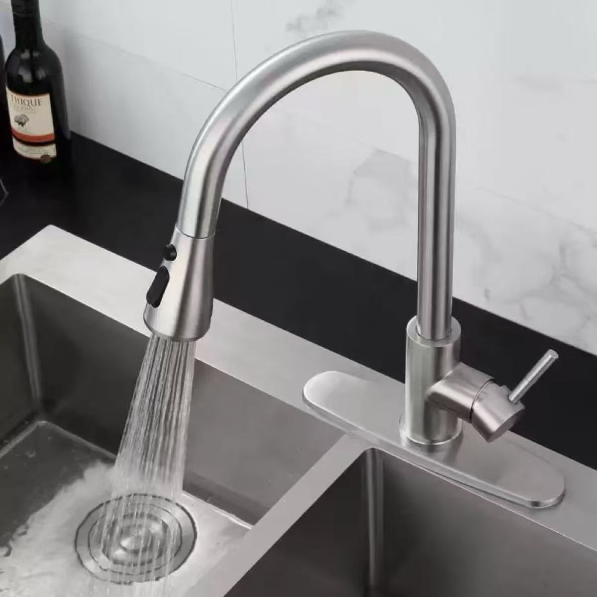 Grifo de cocina monomando con  - Commercial Kitchen Mixer Tap reseña y precio