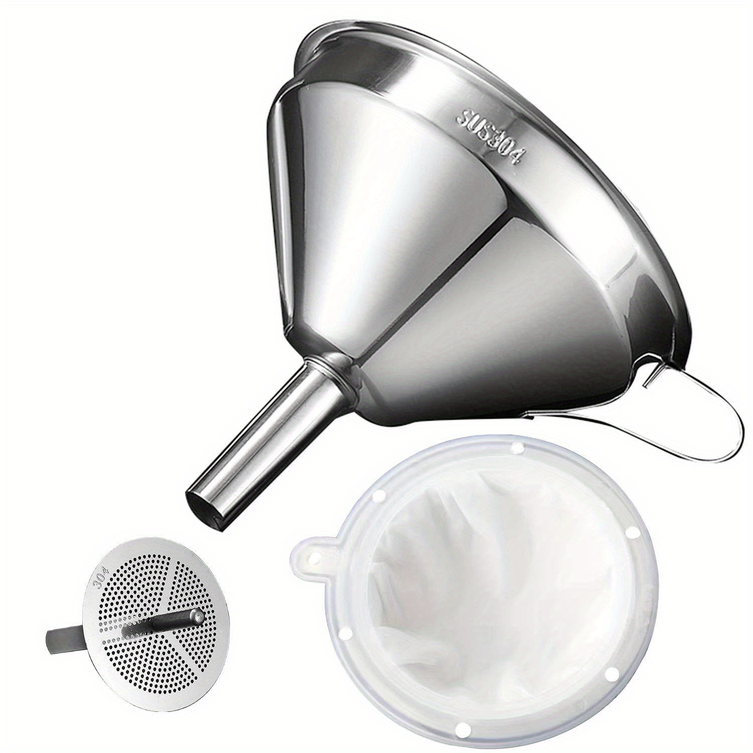 3 unids/pack Embudo para llena - Commercial Kitchen Oil Filter reseña y precio