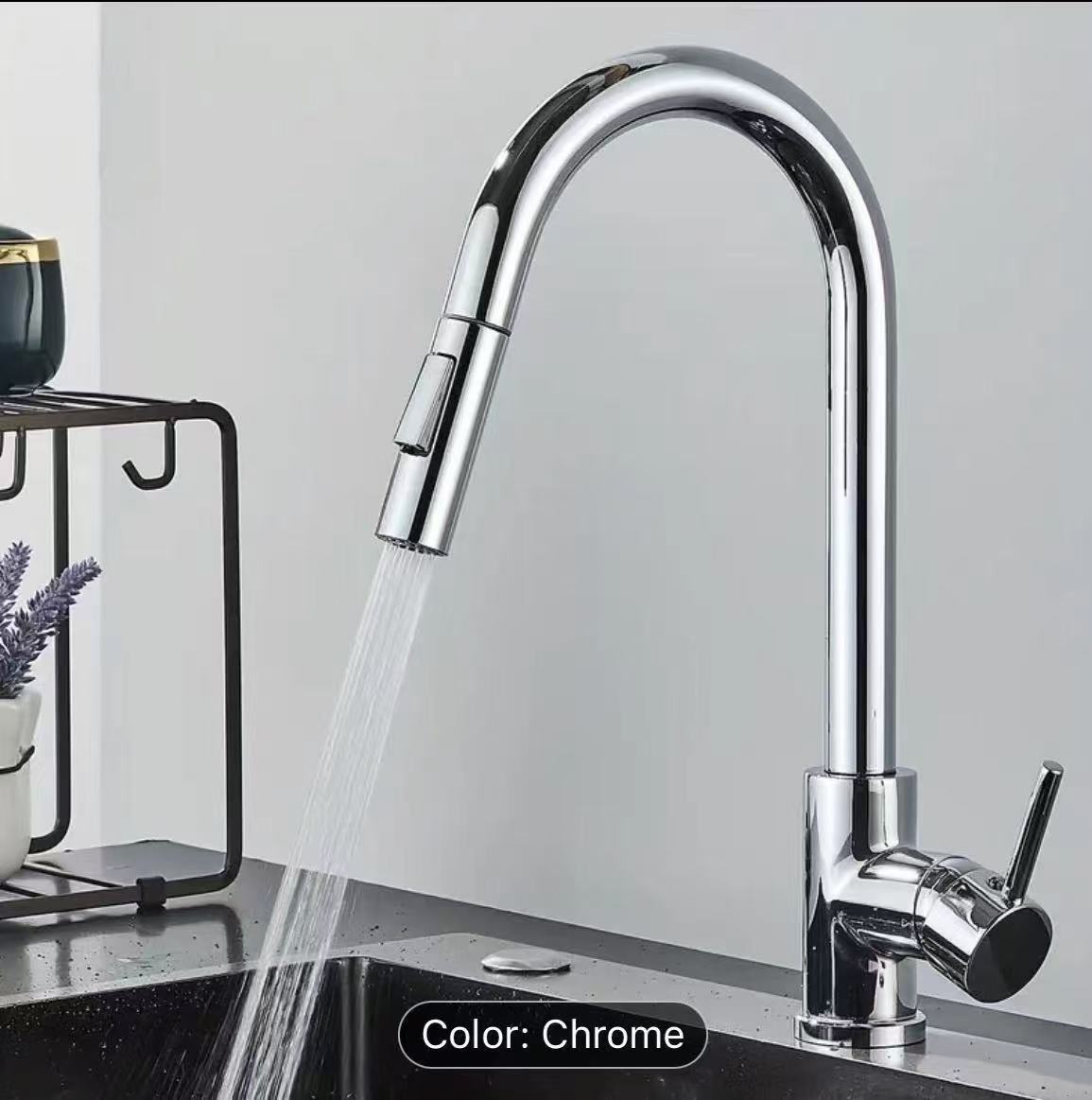 Grifo de Cocina Negro Plateado - Commercial Kitchen Mixer Tap reseña y precio