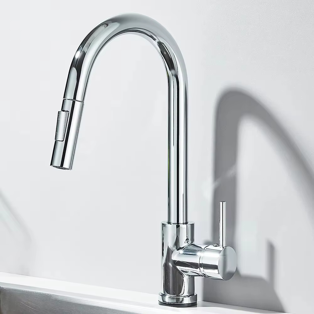 Grifo de Cocina Negro Plateado - Commercial Kitchen Mixer Tap reseña y precio
