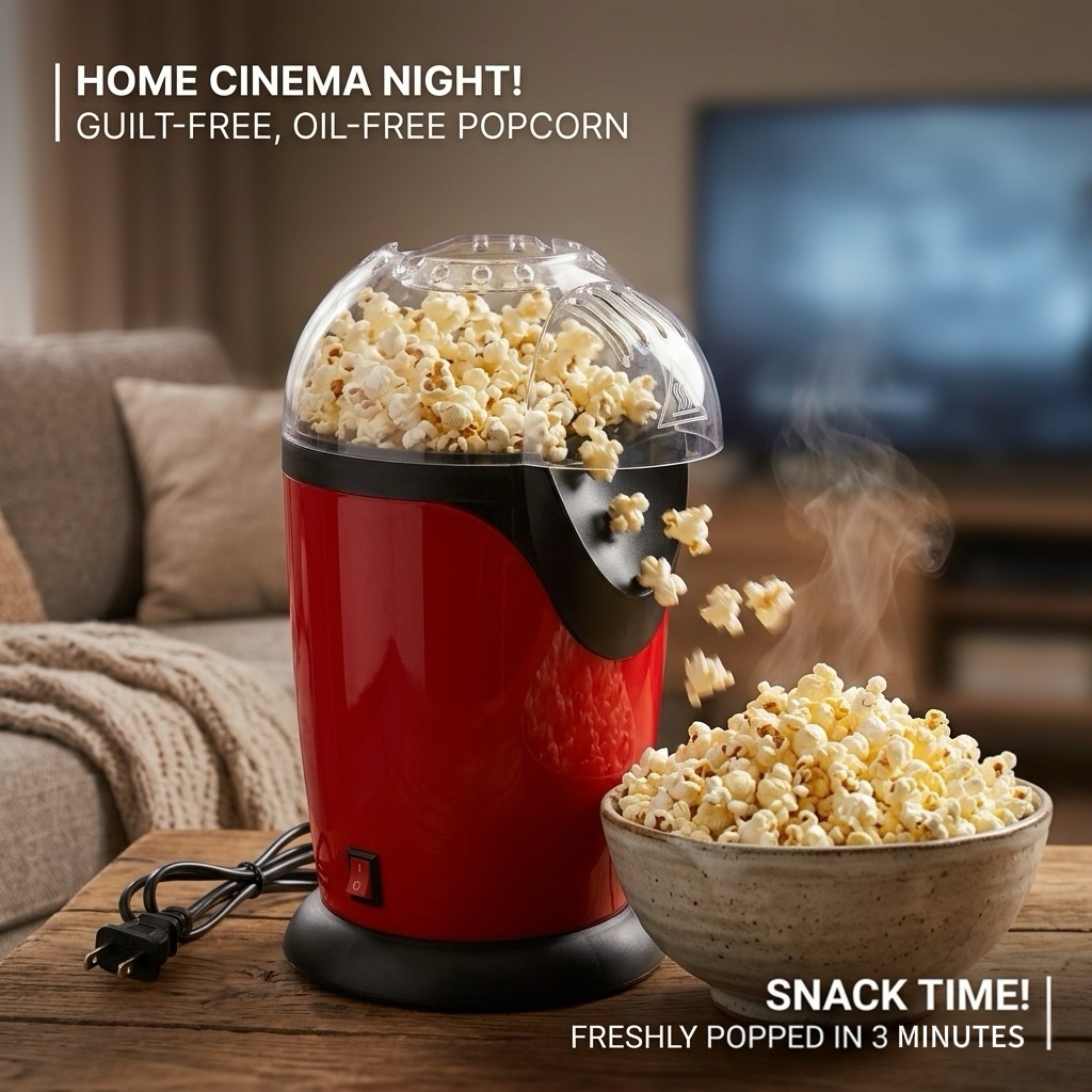Máquina de Palomitas de Maíz E - Commercial Popcorn Machine reseña y precio