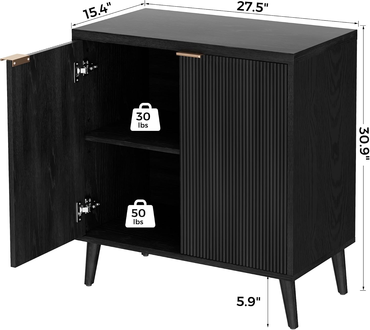 Aparador Acanalado Moderno con - Commercial Kitchen Organization reseña y precio