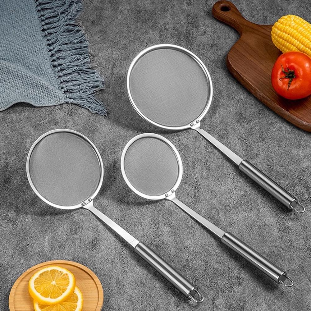 Cuchara coladora de malla fina - Commercial Kitchen Oil Filter reseña y precio