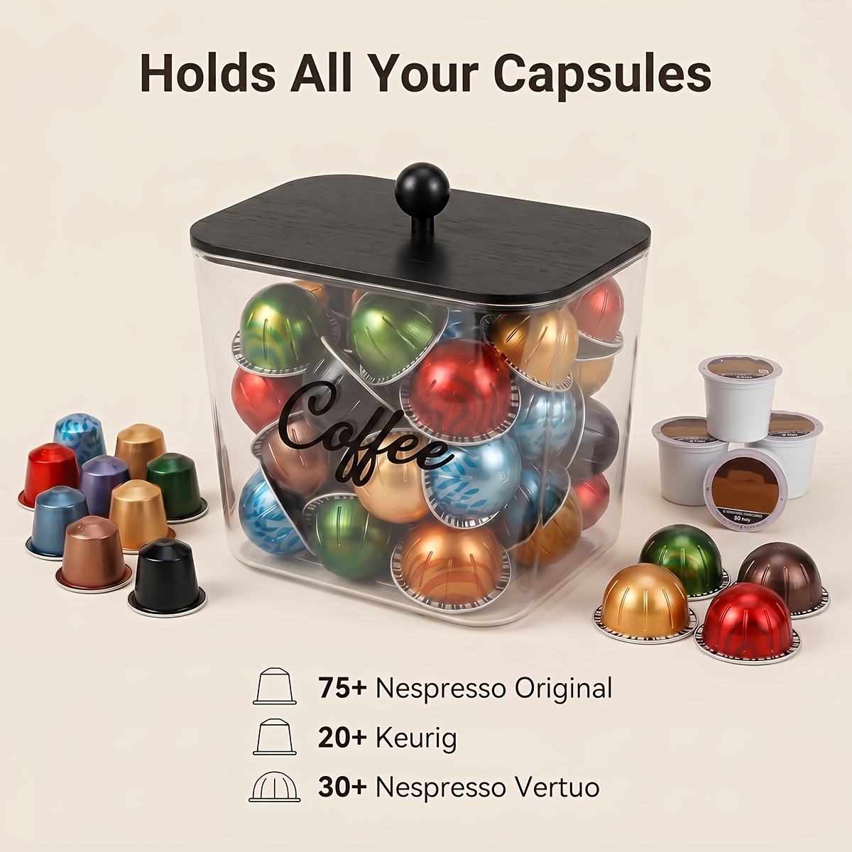Organizador de Cápsulas de Caf - Commercial Kitchen Organization reseña y precio