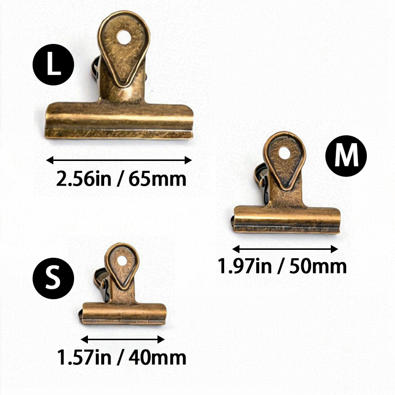 Clips Bulldog, 3 Piezas de Cli - Commercial Kitchen Organization reseña y precio