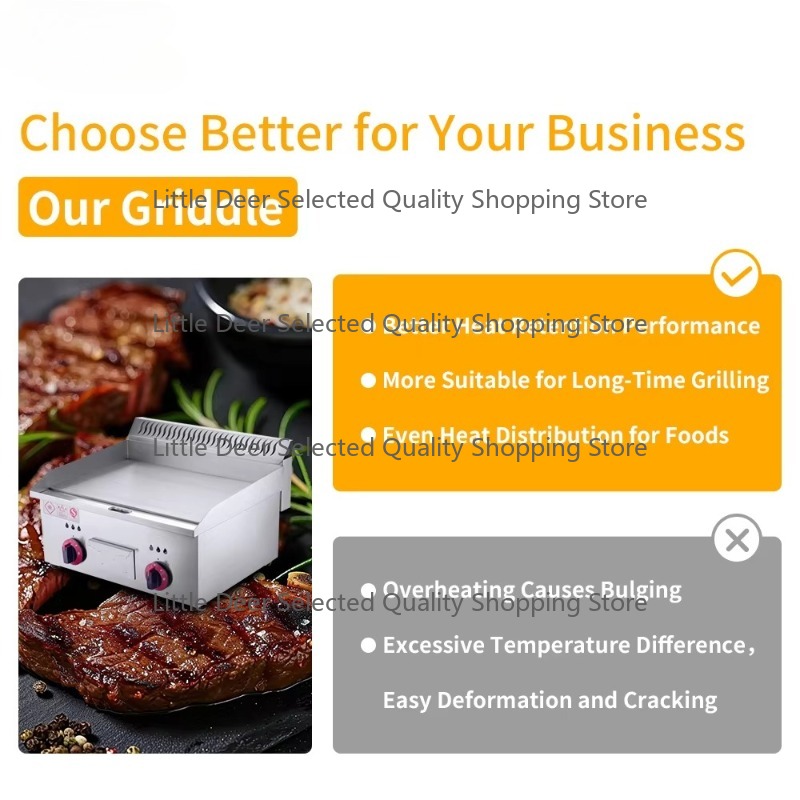 Equipo de cocina comercial par - Electric Griddle Flat Top reseña y precio