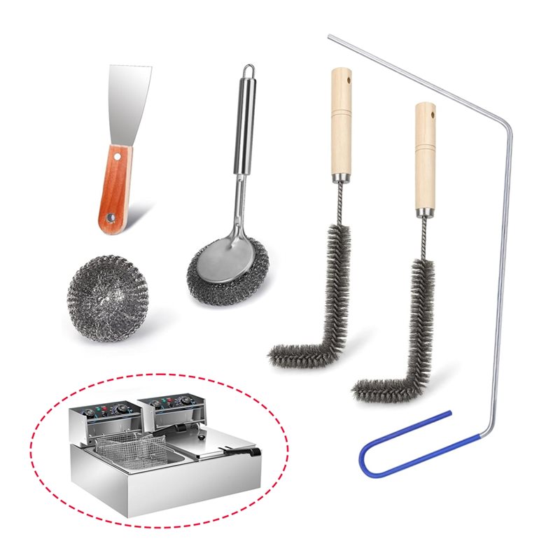 Cepillo limpiador de freidoras - Commercial Kitchen Deep Cleaning reseña y precio