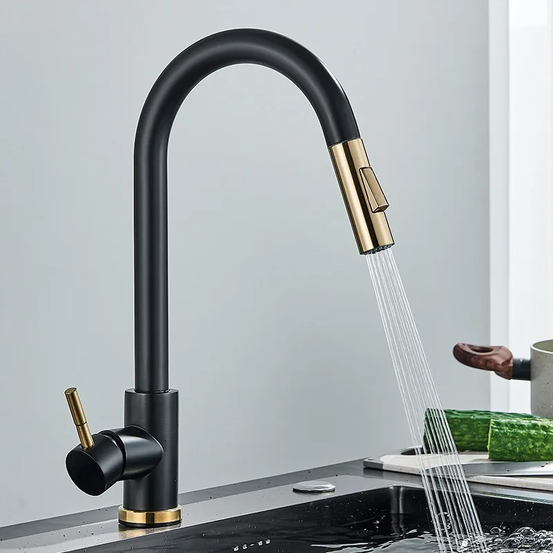 Grifo de cocina negro de dos f - Commercial Kitchen Mixer Tap reseña y precio