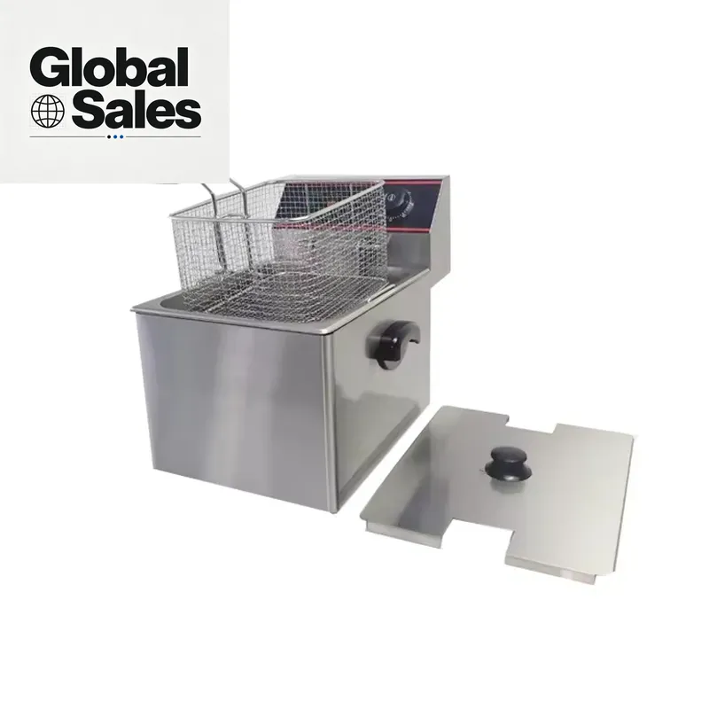 Freidora Eléctrica de Acero In - Commercial Kitchen Deep Cleaning reseña y precio
