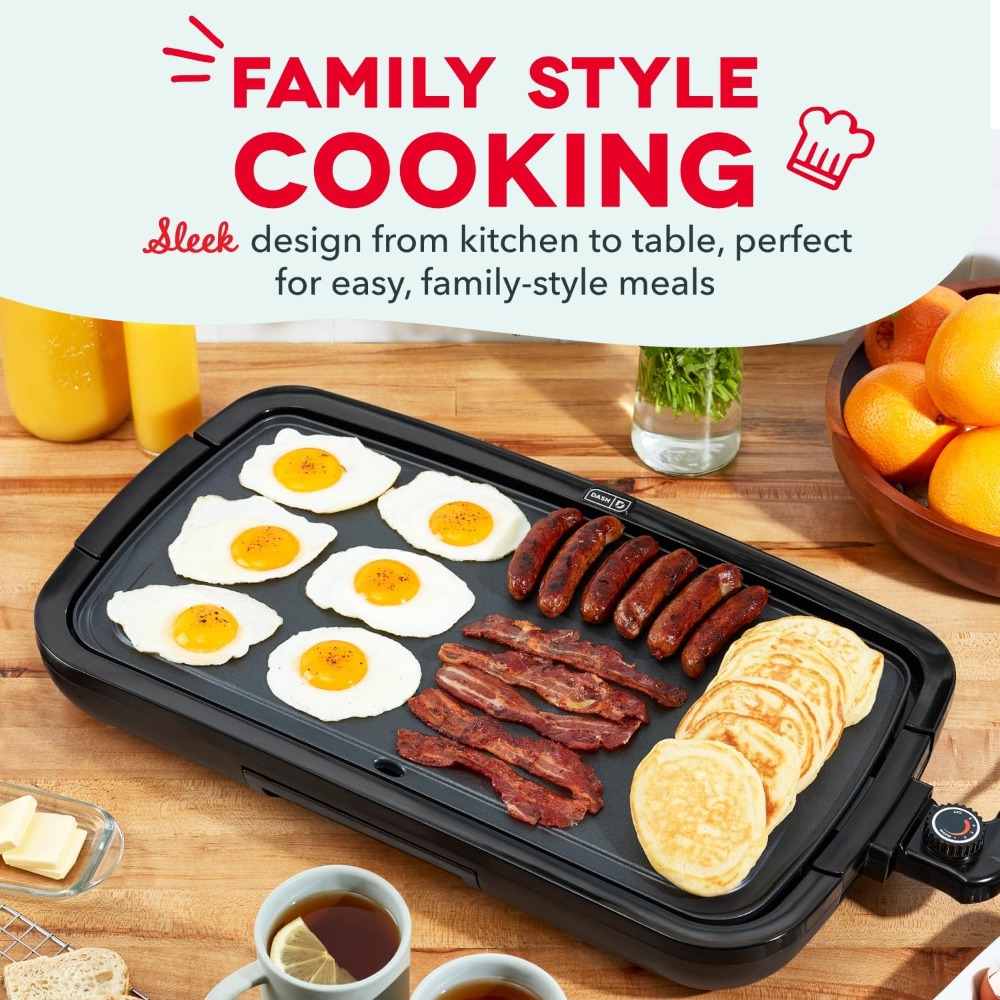 Plancha eléctrica con placa an - Electric Griddle Flat Top reseña y precio