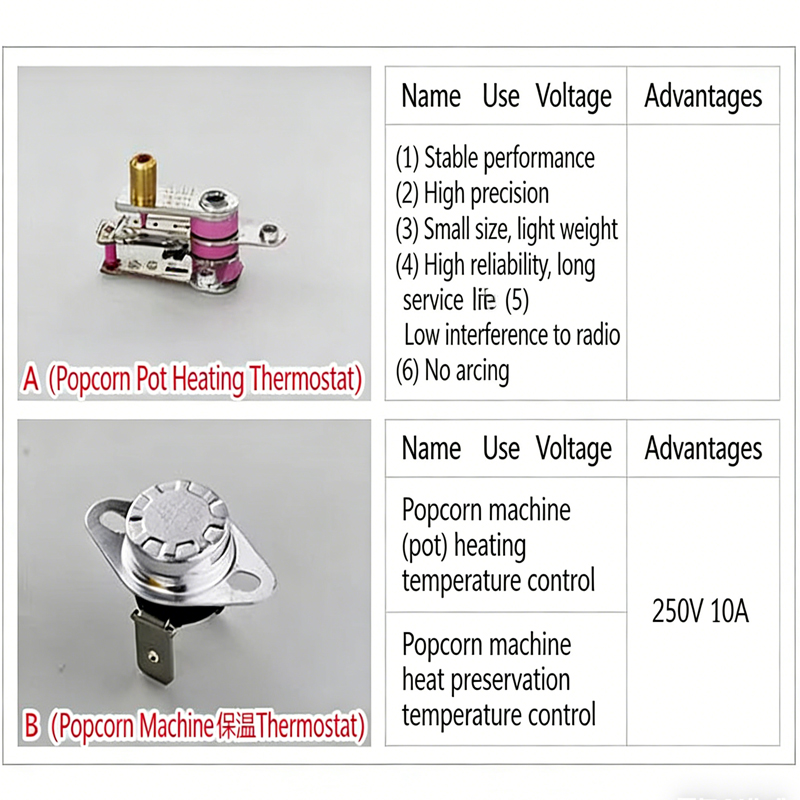 Controlador de termostato infe - Commercial Popcorn Machine reseña y precio