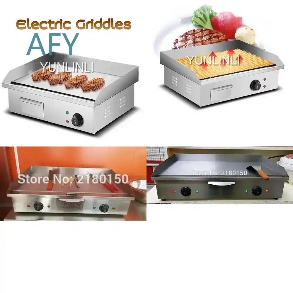 Planchas Eléctricas para Teppa - Electric Griddle Flat Top reseña y precio