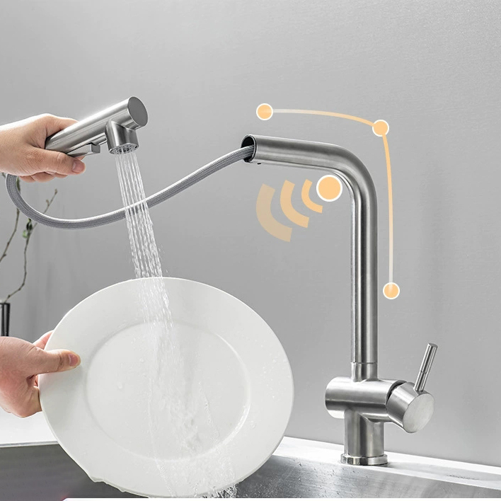 Grifos de cocina con tacto frí - Commercial Kitchen Mixer Tap reseña y precio