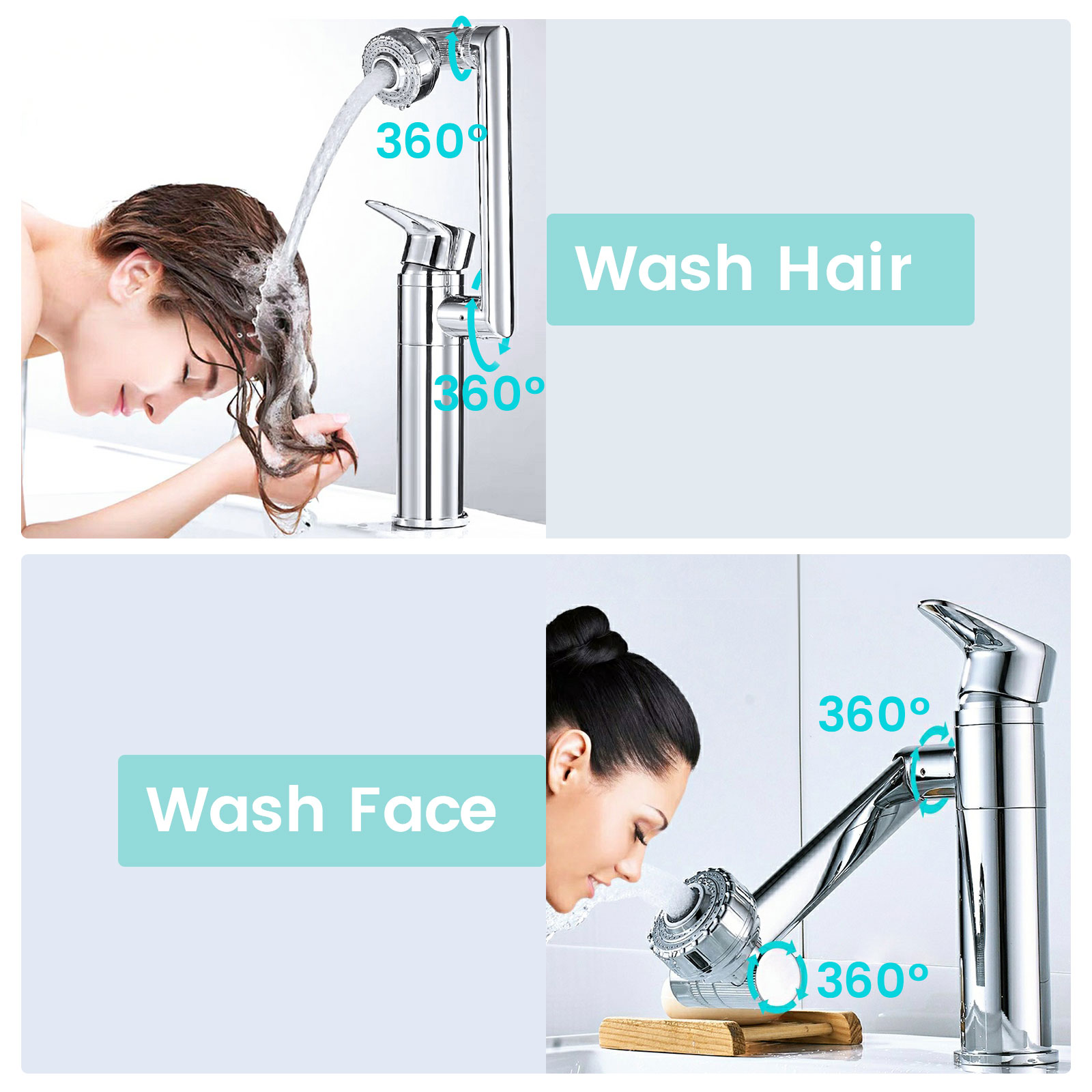 Grifo de lavabo de 1080 grados - Commercial Kitchen Mixer Tap reseña y precio