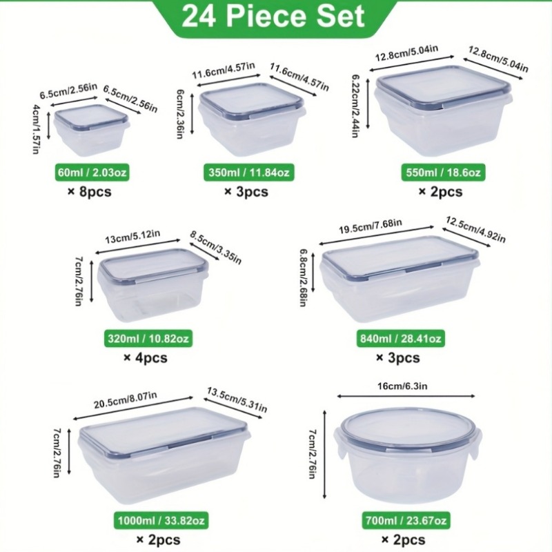 Juego de 48 Recipientes para A - Commercial Kitchen Organization reseña y precio