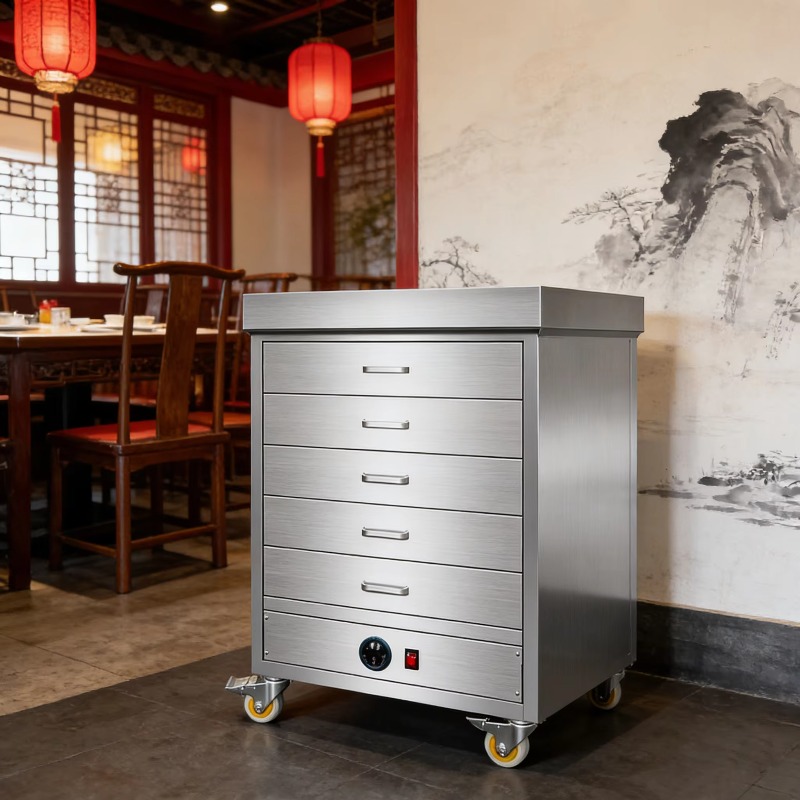 Carrito Calentador de Alimento - Commercial Kitchen Cabinet reseña y precio