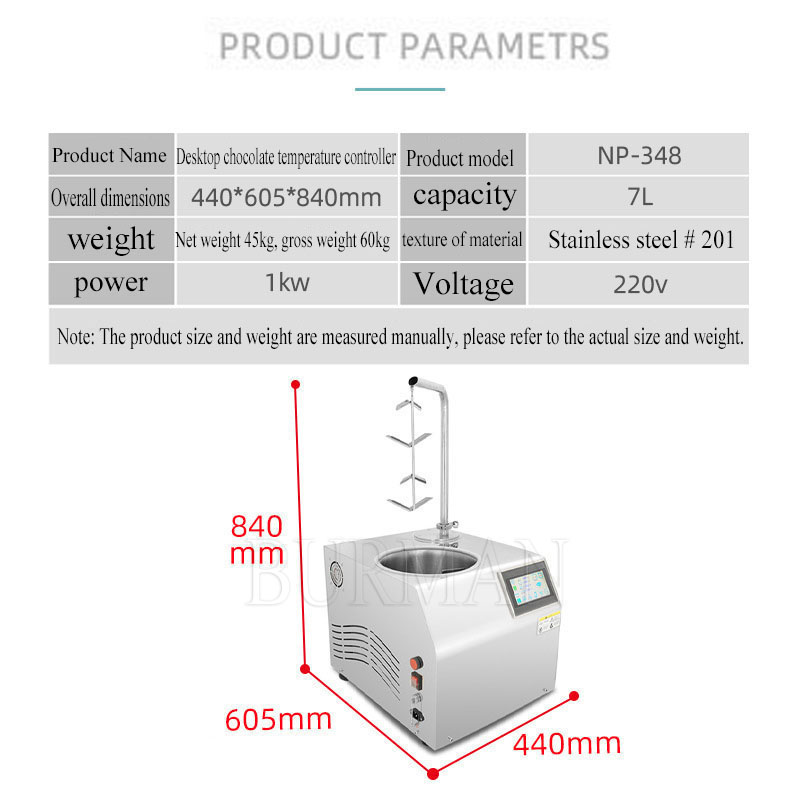 Nueva Máquina Templadora de Ch - Chocolate Fountain Commercial reseña y precio
