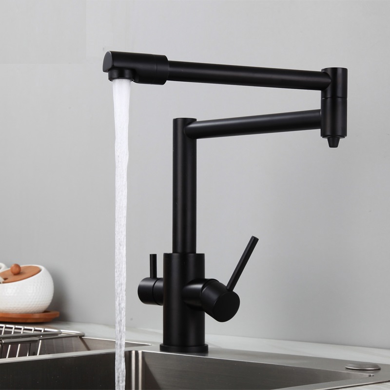 MTTUZK latón negro agua pura f - Commercial Kitchen Mixer Tap reseña y precio