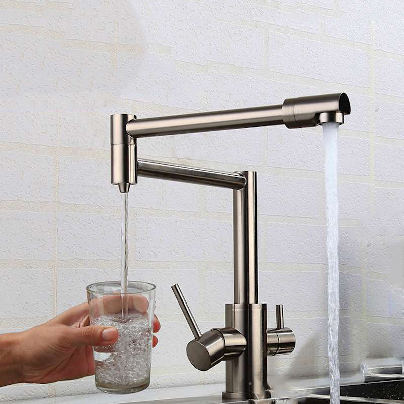 MTTUZK latón negro agua pura f - Commercial Kitchen Mixer Tap reseña y precio