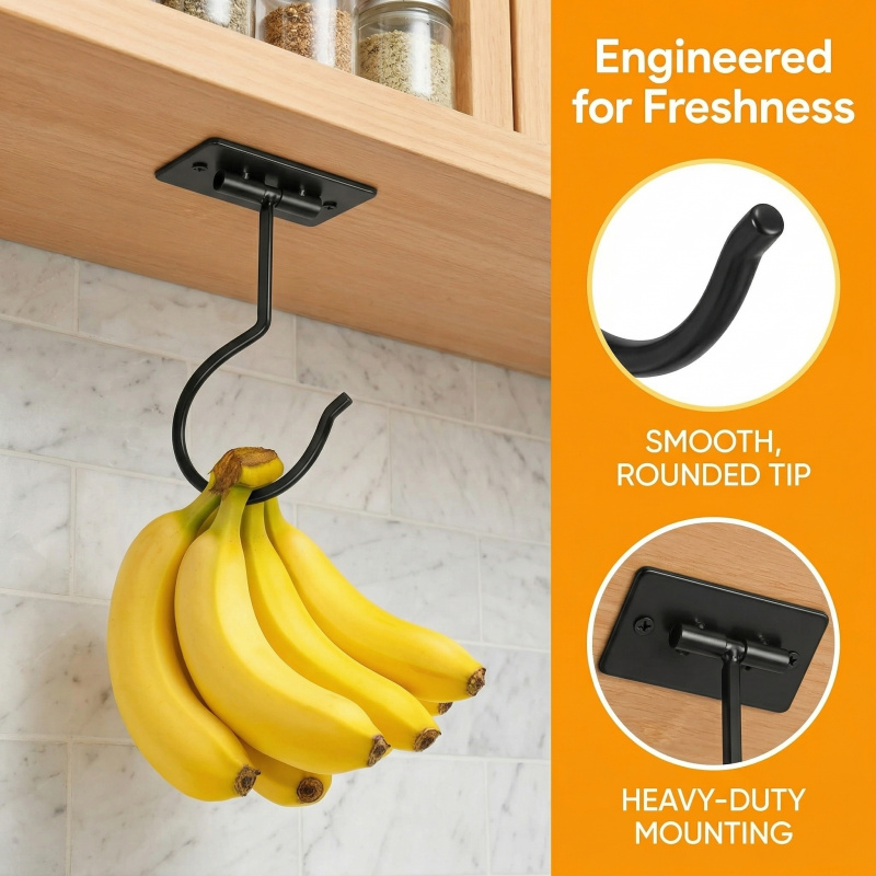 Gancho Adhesivo de Metal Negro - Commercial Kitchen Organization reseña y precio