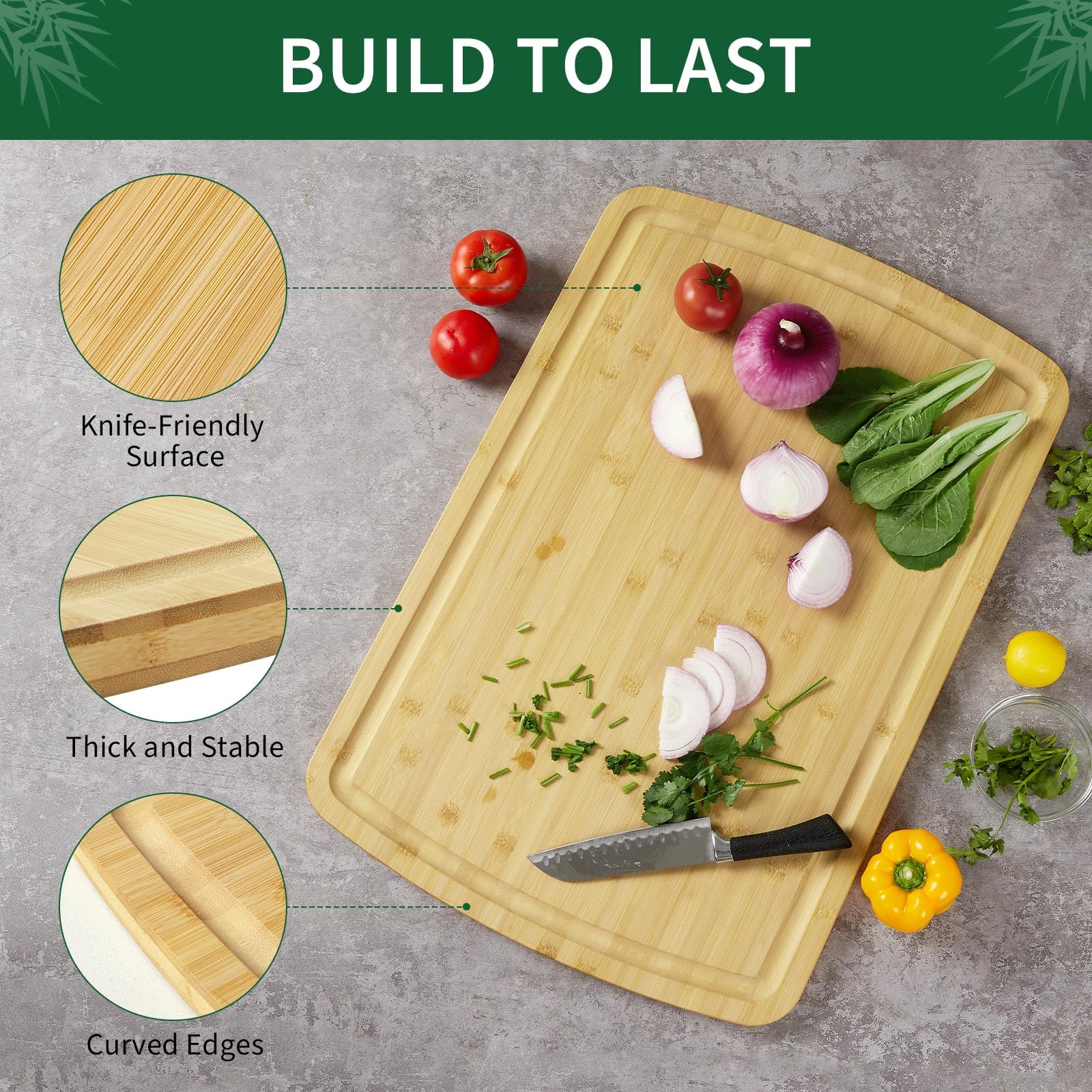 Tabla de cortar grande de bamb - Commercial Kitchen Deep Cleaning reseña y precio