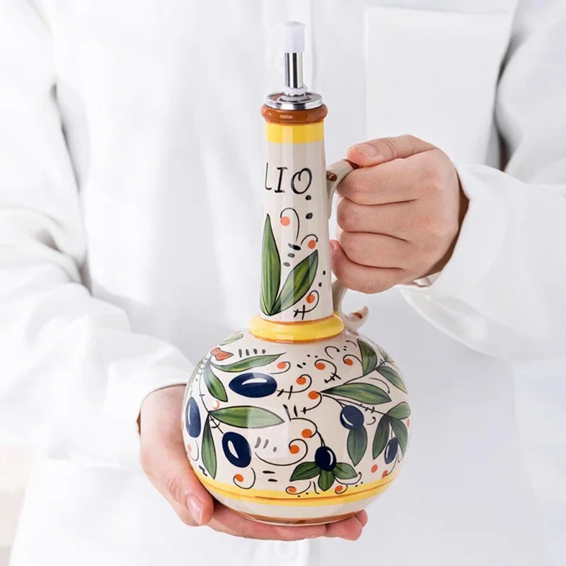 Botella de aceite de cerámica, - Commercial Kitchen Items reseña y precio